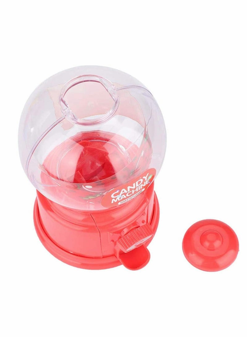 Excefore Candy Vending Machine Cute Sweets Mini Candy Machine Bubble Gumball Dispenser Coin Bank - Image 2