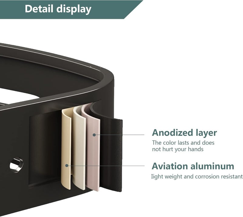 KRYLAR 1 pc Self-Adhesive Wall-Mounted Shelf for Bathroom & Kitchen-Drill-Free Aluminum Rectangular Rack with Hooks & Towel Holder for Modern Storage & Accessories,Multi-Purpose Trendy Wall Fitting - Image 3