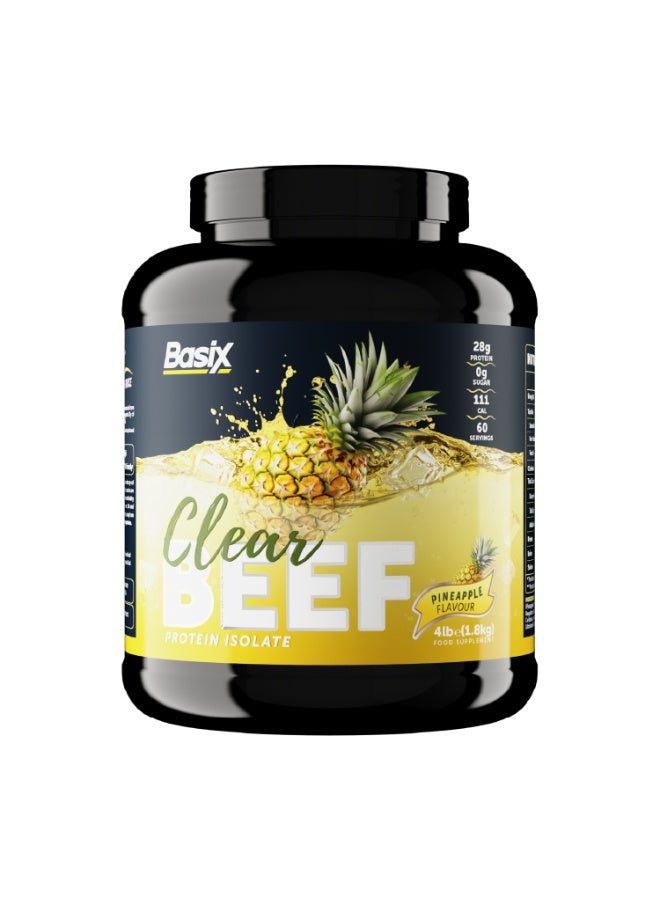 Basix clear beef isolate pineapple 4lb