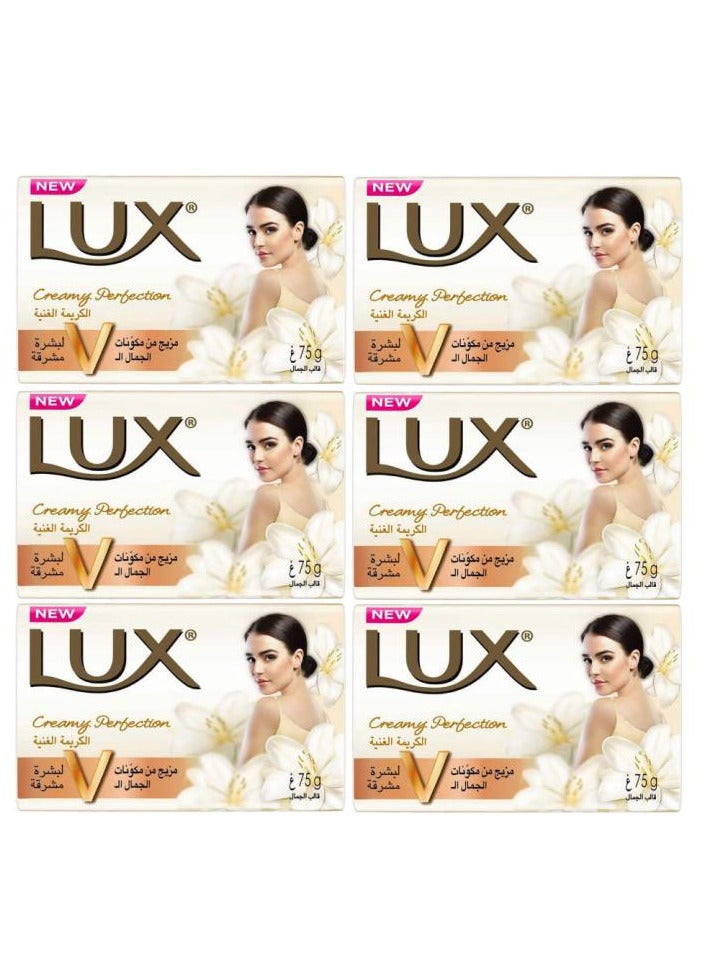 Pack Of 6 Lux Creamy Perfection 115g