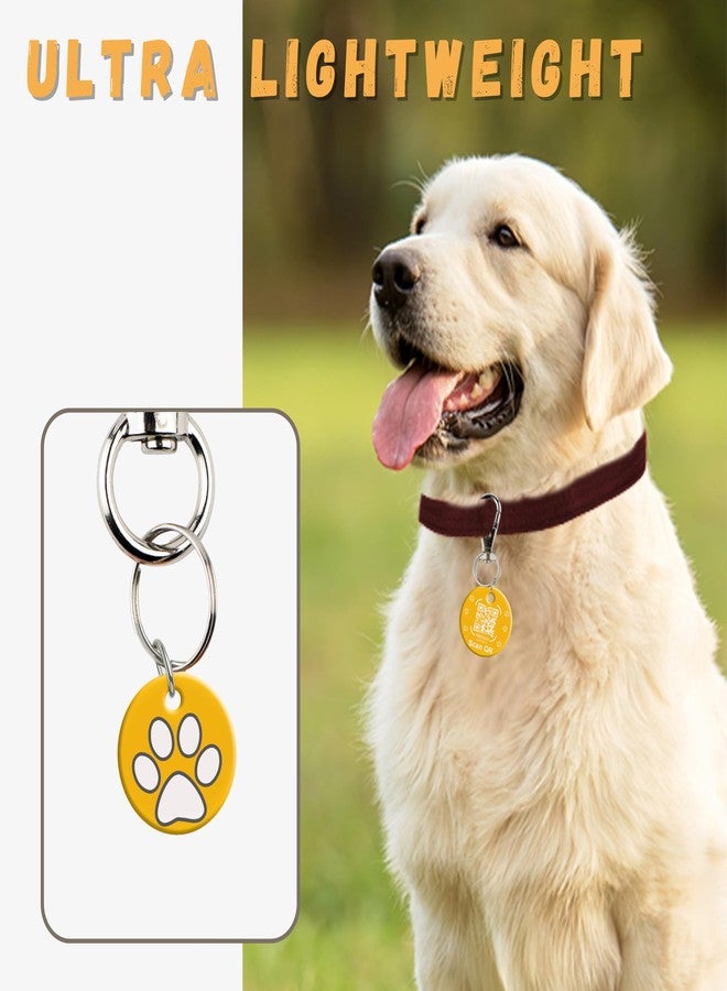 tag8 QR Code ID Tag for Dogs & Cats, Real-Time Scan Alerts, Online Pet Info Access, No Subscription or Fees, Durable Pet Tag for Collars - Purple - Image 5