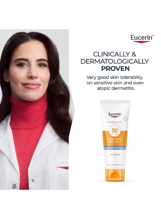 Eucerin Pack Of 2 Sensitive Protect Sun Cream For Sensitive & Dry Skin - 50ml - Image 5