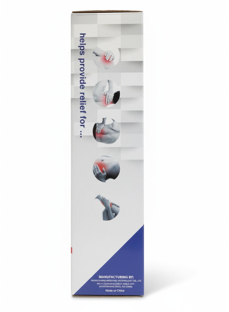 بريما كمادة حرارية كهربائية للكتف والرقبة بتصميم عملي يلف على الكتف بالكامل لتخفيف الشد العضلي والإجهاد اليومي مع تحكم في درجات الحرارة للاستخدام المنزلي المريح - Image 5