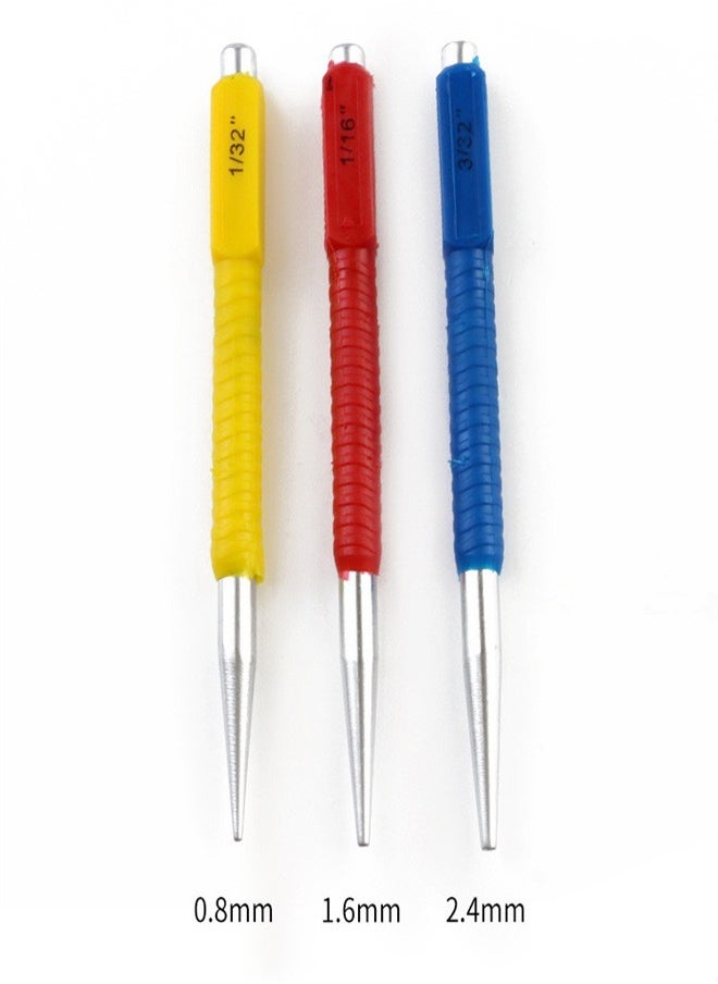 Generic Nail Punch Set Multicolor Punch Locator  - Image 1
