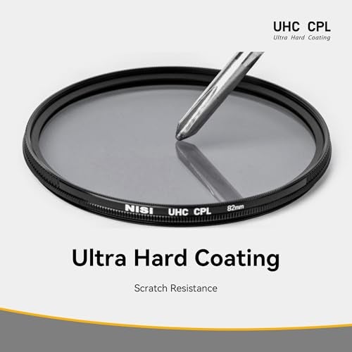 NiSi - 77mm UHC CPL Filter - Circular Polarizing Filter, Glare Reduction Polarized Lens, Vivid Color, Slim Frame, Ultra Hard Multi-Layer Nano Coatings, Waterproof & Scratch Resistant Camera Accessory - Image 2
