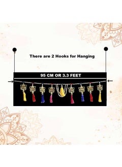 Saugat Traders Saugat Traders Door Hanging Toran with Set of Tealight Candle Holder for Home Decor-Diwali Decoration-Pooja Room  - Image 4
