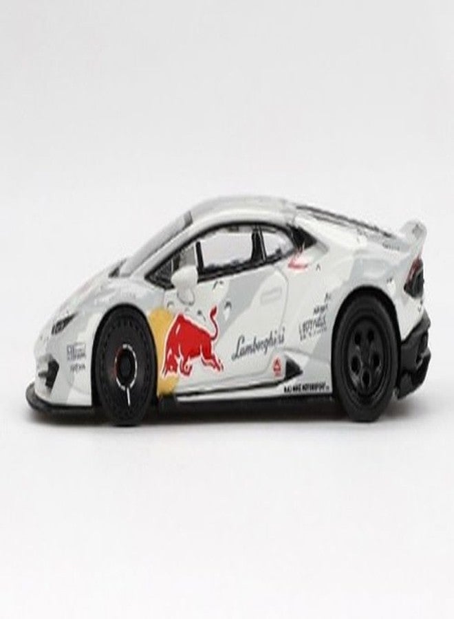 MINI GT Huracan LB-Works Ver. 2 "Mad Mike NIMBUL Gray with Graphics Limited Edition 1/64 Diecast Model Car MGT00967 - Image 4