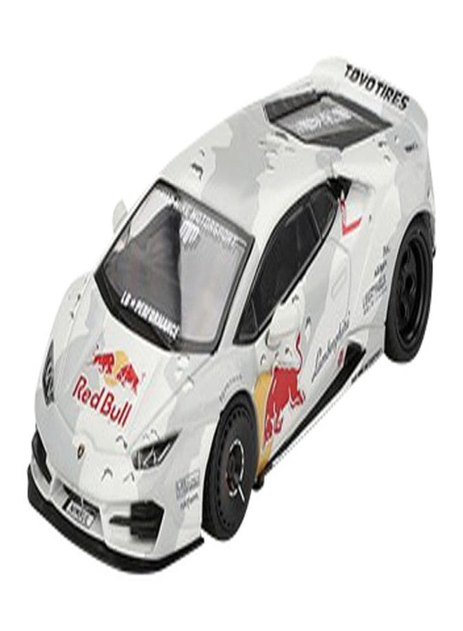 MINI GT Huracan LB-Works Ver. 2 "Mad Mike NIMBUL Gray with Graphics Limited Edition 1/64 Diecast Model Car MGT00967 - Image 1