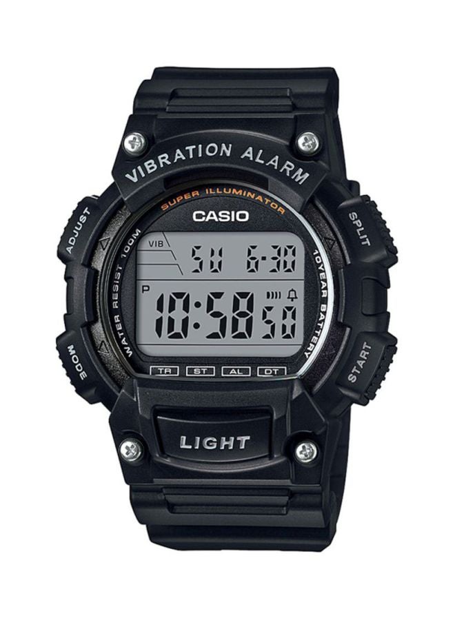 CASIO Men Youth Water Resistant Digital Watch W-736H-1AVEF - 51 mm - Black - Image 1