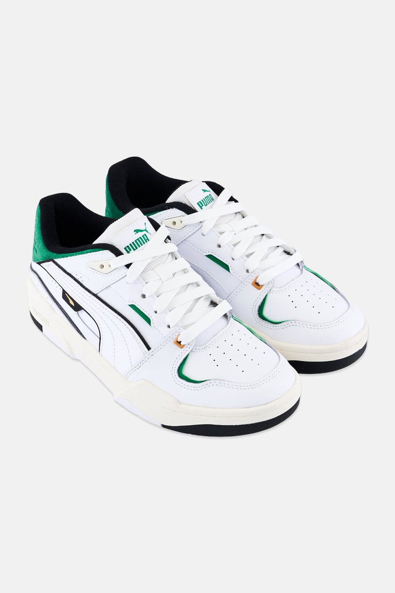 PUMA Kids Boy Slipstream Lace Up Outdoor Shoes, White - Image 4