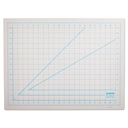 X-ACTO Self-Healing Cutting Mat, Nonslip Bottom, 1-Inch Grid, 18" x 24", Gray - DIY, Hobby, Professional Crafting - Image 2