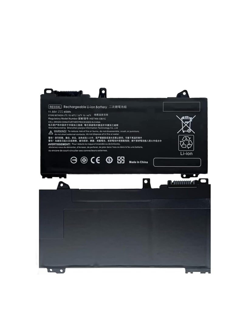 Terabyte بطارية بديلة جديدة RE03XL لـ H.P' ProBook 450 G6 450 G7 440 G6 430 445 455R G6 430 440 445 G7 Series HSTNN-OB1C HSTNN-UB7R - Image 5