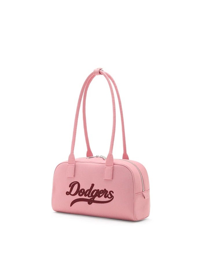 MLB MLB Los Angeles Dodgers Polyester Handbag Shoulder Bag Regular Unisex Dark Pink  - Image 1