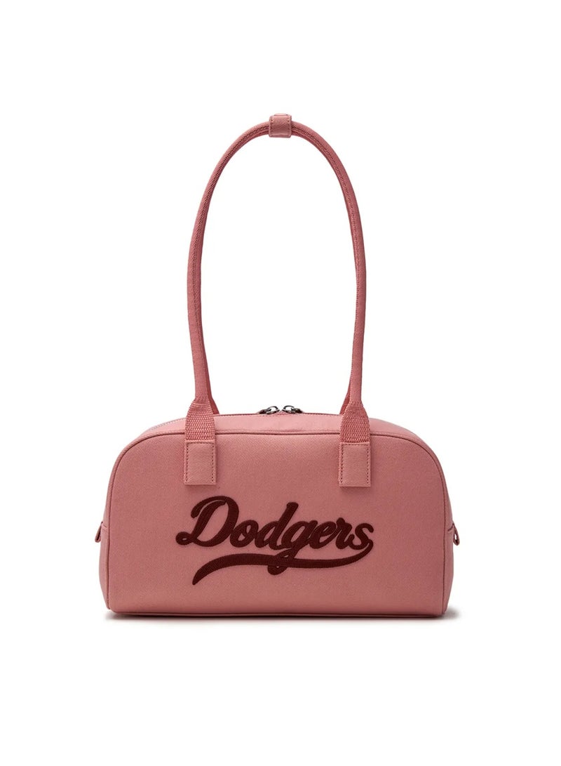 MLB MLB Los Angeles Dodgers Polyester Handbag Shoulder Bag Regular Unisex Dark Pink  - Image 2