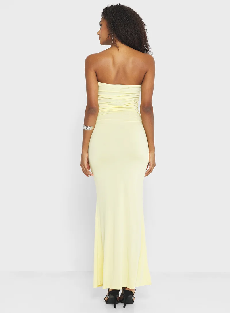 Ginger Bandeau Ring Detail Beach Dress