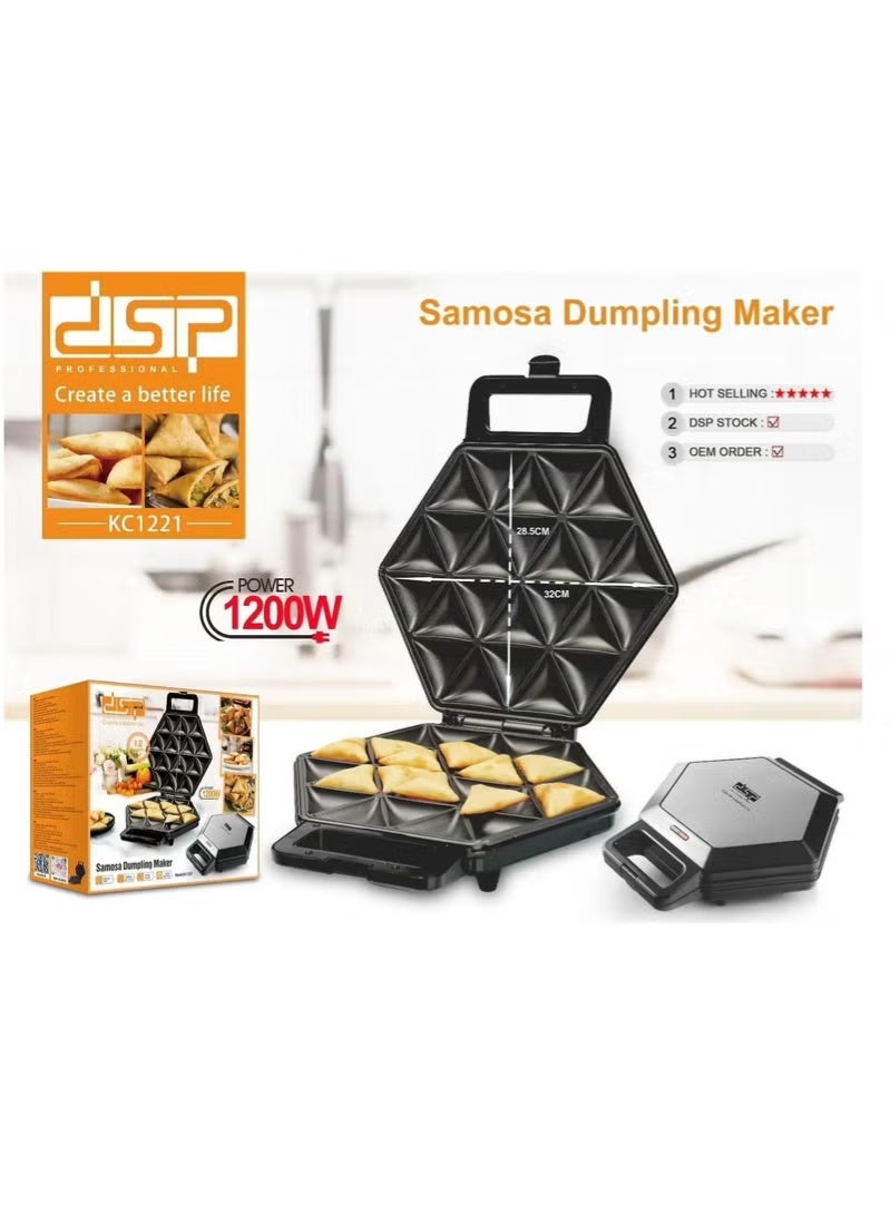 دي اس بي مجموعة قوالب صنع السمبوسة الذكية، تُحضّر 24 سمبوسة مثالية محشوة بعمق في كل مرة - Image 2