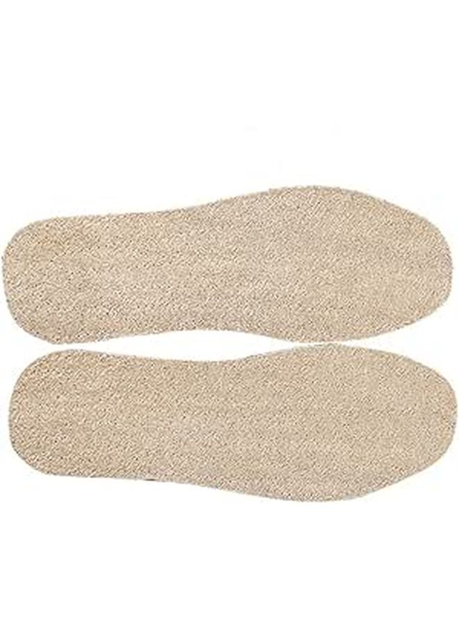 Natural Loofah Insoles Moisture Wicking Breathable Wear Resistant Cushions for Men Women Athletic Daily Use - Image 1
