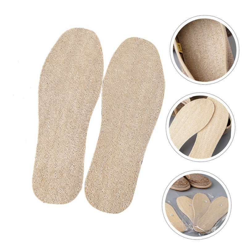 Natural Loofah Insoles Moisture Wicking Breathable Wear Resistant Cushions for Men Women Athletic Daily Use - Image 5