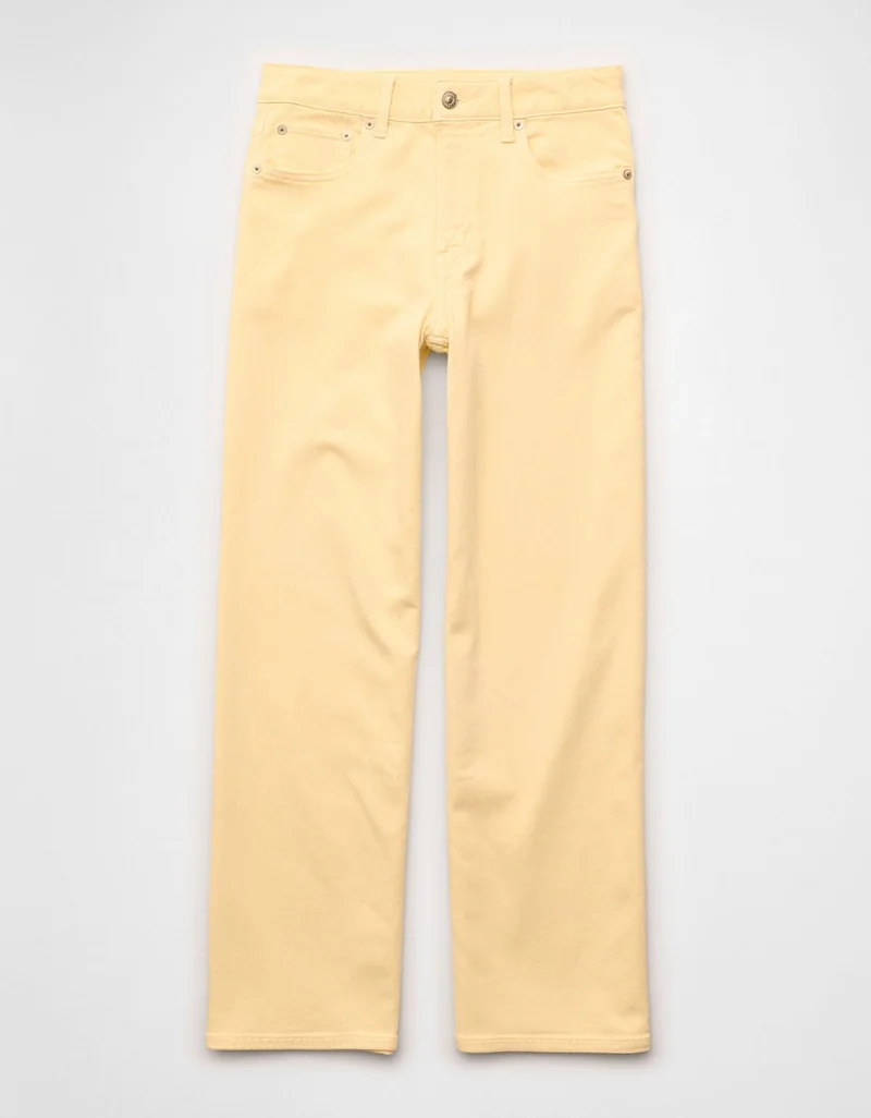 American Eagle  AE Stretch Super High-Waisted Wide-Leg Pant for Women | Best Price UAE