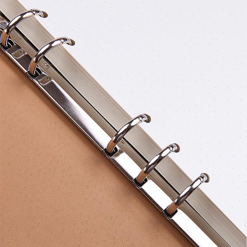 Uonlytech 90 Sheets B5 Dotted Loose-leaf Paper Refill with 9 Holes, White Notebook Loose-leaf Paper for Writing and Drawing, for School and Travel Diary Use - Image 3