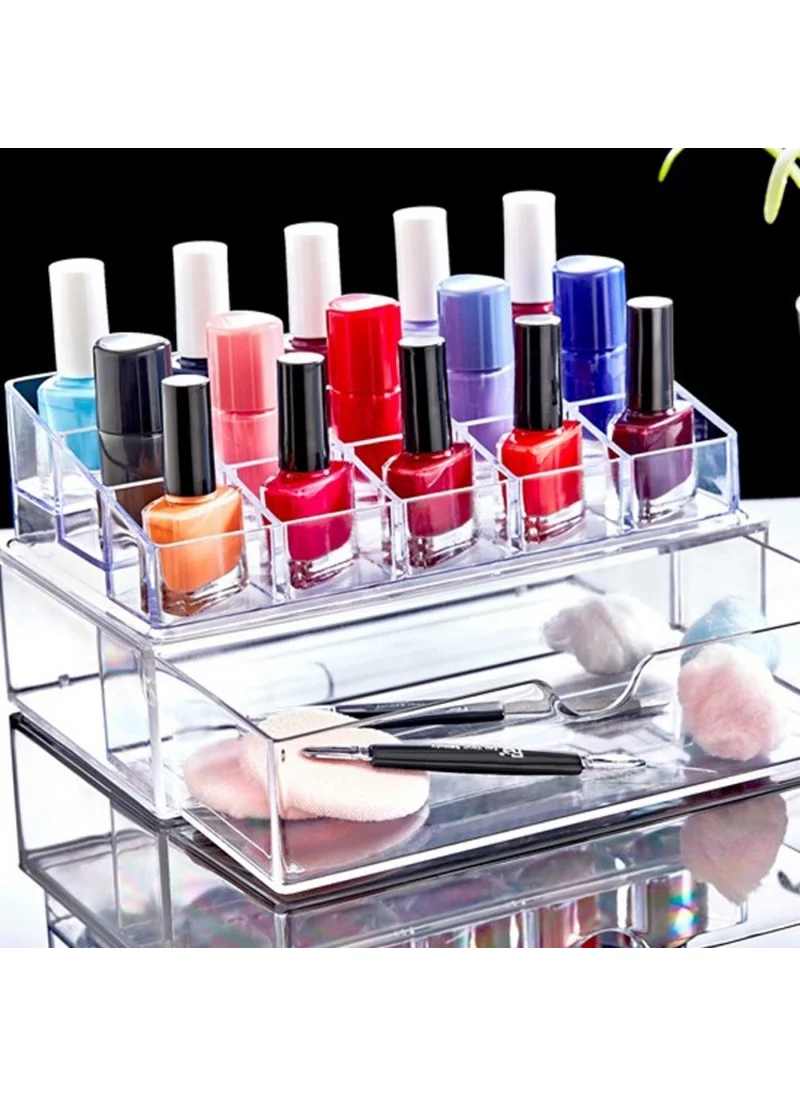 Piev Manicure Nail Polish Makeup Jewelry Organizer