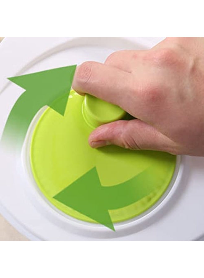 Vegetable Washer Manual Reusable Quick Dry Versatile Professional Fruit Washer Spinner Veggie Dryer Salad Spinner Basket Lid Removable - Image 2
