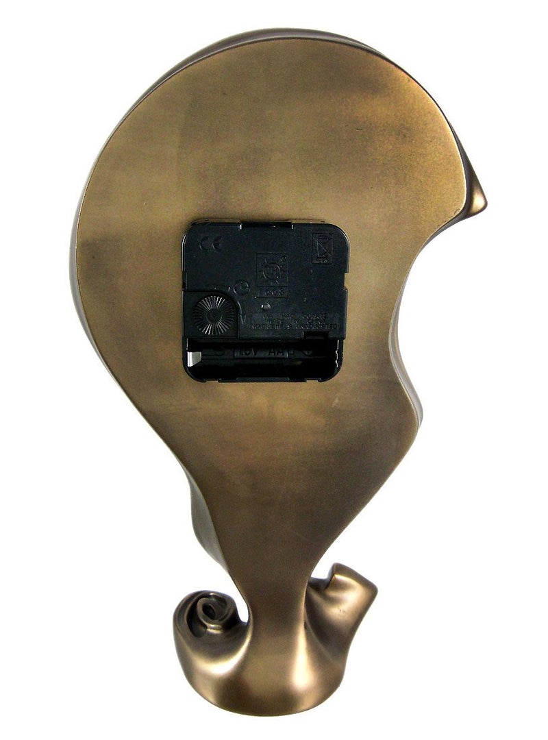 Things2Die4 Cool Bronze Finish Melted Mantel Clock Table Desk Dali - Image 2