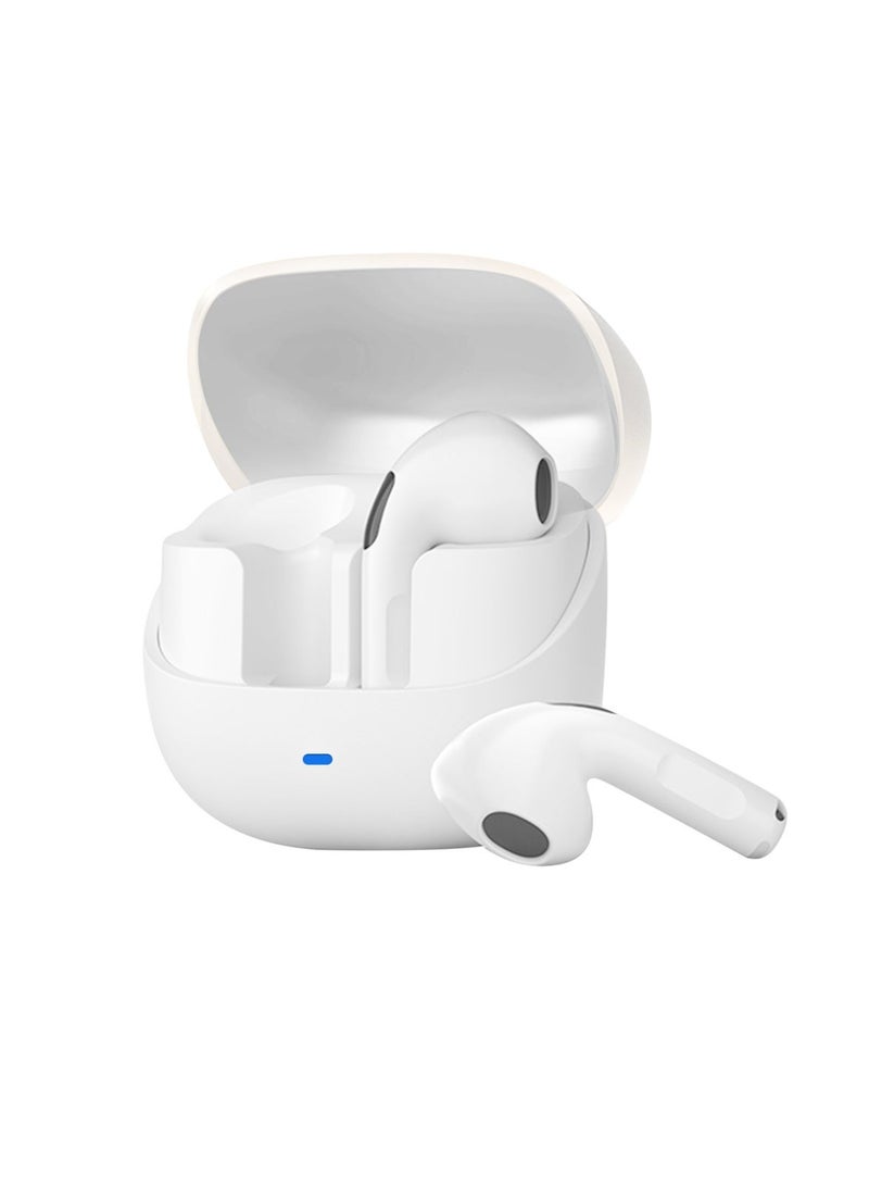 ZIPFORCE True Wireless Earbuds, Semi-In-Ear Bluetooth 6.0 Headphones, Bluetooth Earbuds with Easy Touch Control, Light-Weight Comfortable Earphones Noise Reduction Clear Call, Soft Ear Tips Ergonomic Fit for Daily Use Work Study Travel - Image 1