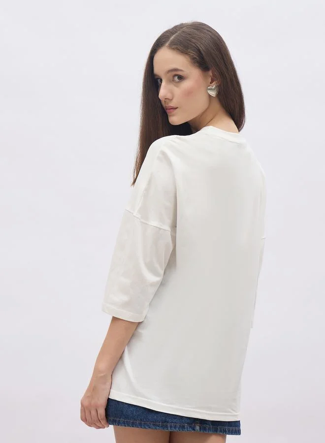 Styli Styli Graphic Print Oversized T-Shirt