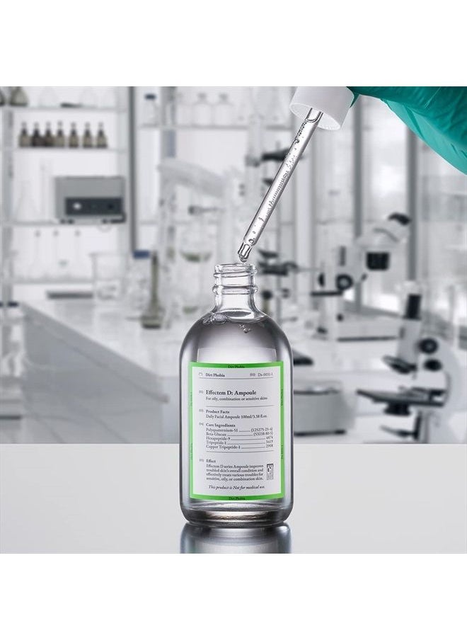 Dirt Phobia - Dirt Phobia Effectem D Solution Ampoule Serum 3.38 fl oz. Daily Facial Serum, Sebum and Pore Care. - Image 1
