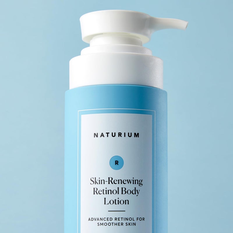 Naturium Skin-Renewing Retinol Body Lotion Jumbo, Advanced Firming Anti-Aging Skin Care, with Encapsulated Retinol & Shea Butter, 14 oz - Image 5