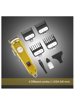 GEEPAS Geepas Professional Digital Hair Clipper / Trimmer GTR57502, Hair Clipper with High Capacity Li-ion Battery and Fast Charging, 4 Adjustable Cutting Blades and 4 Separate Combs| LCD Display,  - Image 4