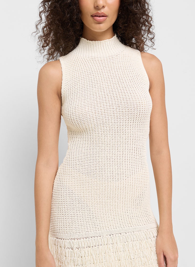 Ginger Crochet Fringe Dress  - Image 3