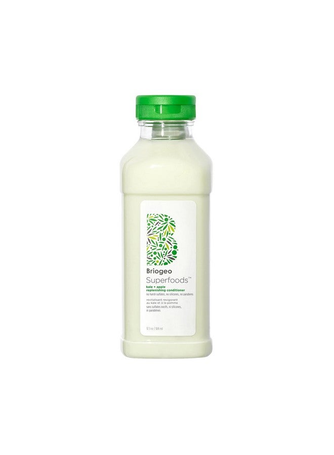 Briogeo Superfoods Kale And Apple Replenishing Conditioner Supports Healthy Balanced Hair And Scalp Vegan Phalate & Parabenfree 12.5 Ounces - Image 1