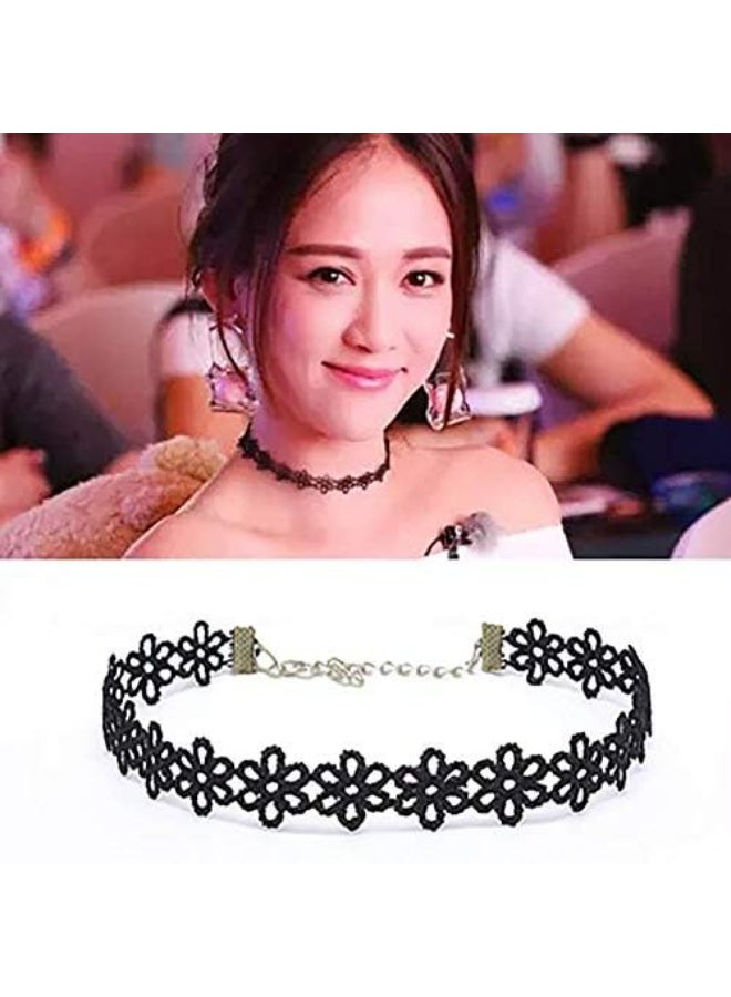 كاست ويف شريط راس وقبة على شكل اذني قطة من الدانتيل الاسود للنساء من فيرينو، اكسسوارات شعر، هدية للحفلات، شريط للراس، ازياء تنكرية، فستان فاخر من قطعتين - Image 5