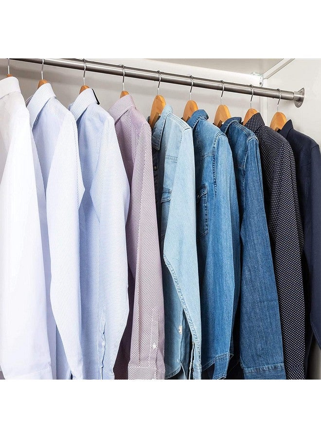 WHISKET Solid Wood Hangers,Premium Wood Hangers with 360-Degree Rotatable Hook and Notches, Natural, Heavy Duty Wood Hangers for Coats, Suits, Jackets, Closet (Beige) [Pack of 30] - Image 2