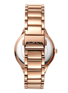 ECSTACY Ceramic Strap Round Shape Analog Wrist Watch E9511-KCPM - 36mm - Rose gold /pink  - Image 3