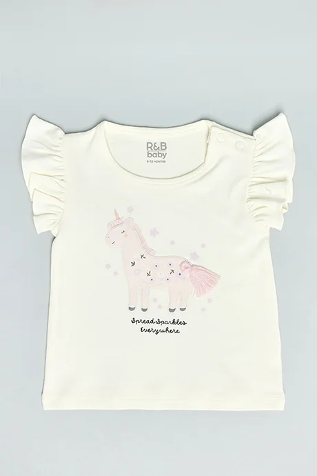 R&B Printed Top & Shorts with Headband Set