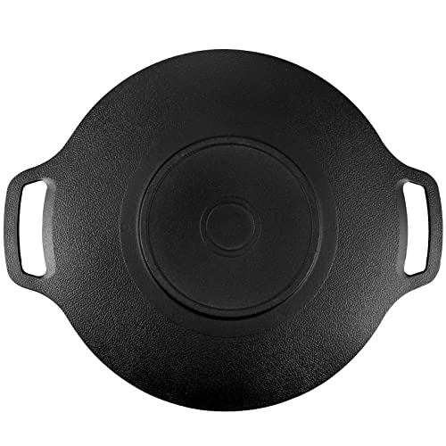 Sanbege Korean Grill Pan with Nonstick 6-Layer Coating, 13" Round BBQ Griddle with Bag, Compatible for Induction, Gas Stove, Electric Cooktop, Indoor or Outdoor Grilling - Image 2