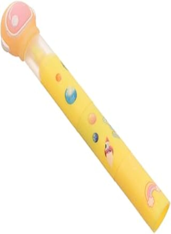 3in 1 Mini highlighter with cap cute astronaut desing brightet yellow ink for Student, office, Home - Yellow
