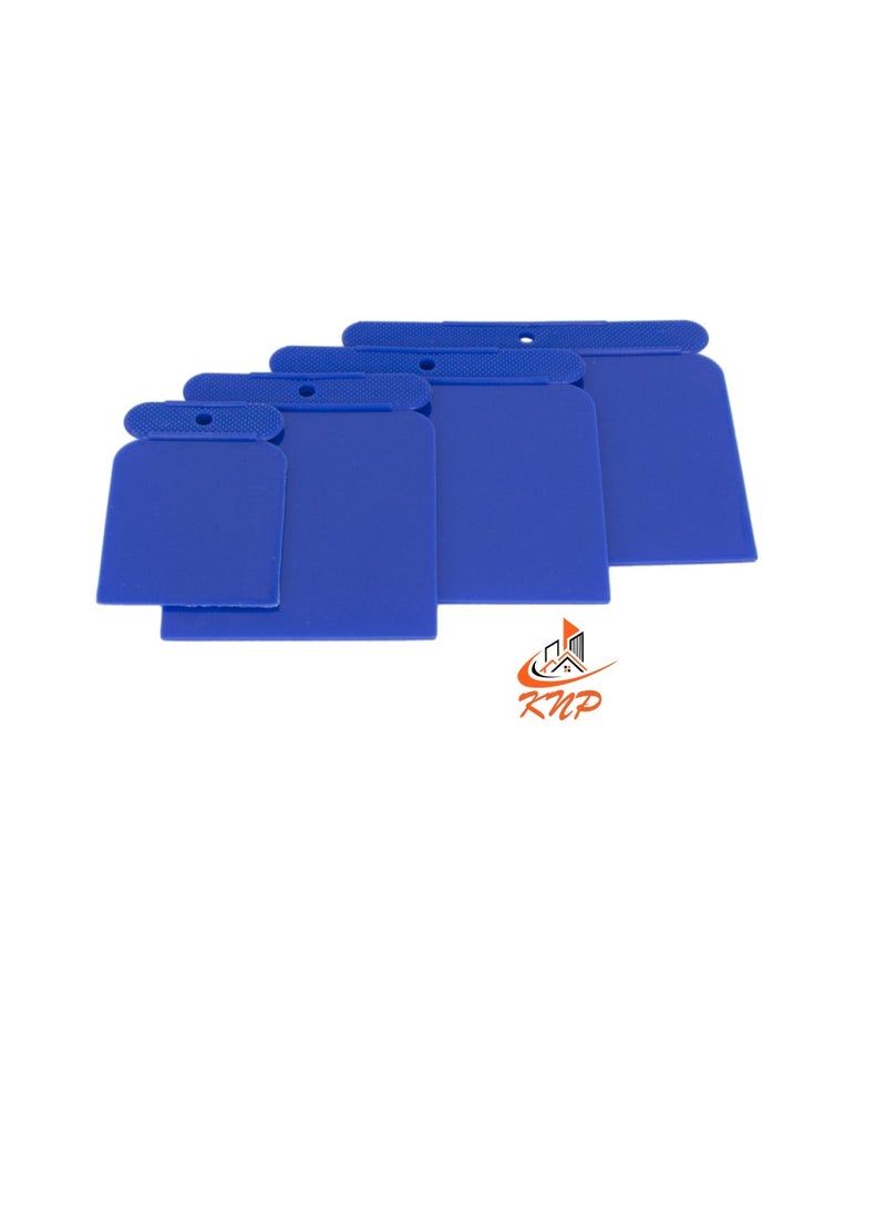 KNP Plastic Putty Knife Set 4pcs  - Image 1