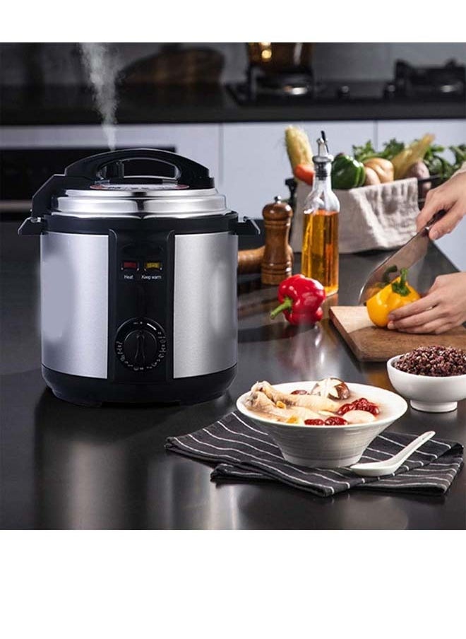 Generic - Digital Rice Cooker (6L) Multi-Cooker with 8 Multicooker Functions Timer and Holder Rice Warm Function for up to 5 People - Image 1