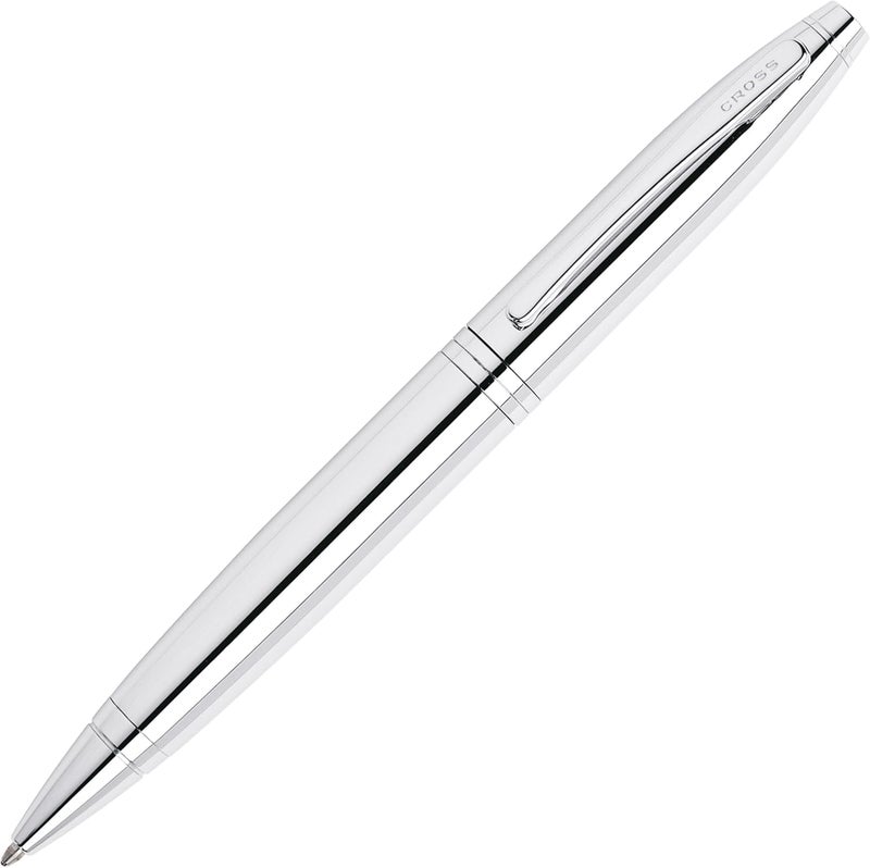 Cross Chrome Ballpoint Pen with Polished Chrome Finish - Image 1
