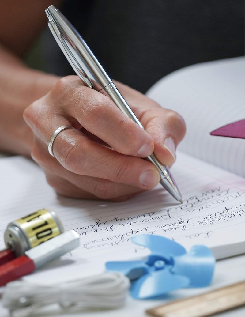 Cross Chrome Ballpoint Pen with Polished Chrome Finish - Image 4