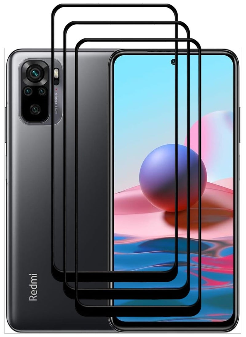 ACLIX 3 Pieces Antistatic ESD Dustproof Premium Quality High Definition Tempered Glass Screen Protector Designed For Xiaomi Redmi Note  10 - Image 1