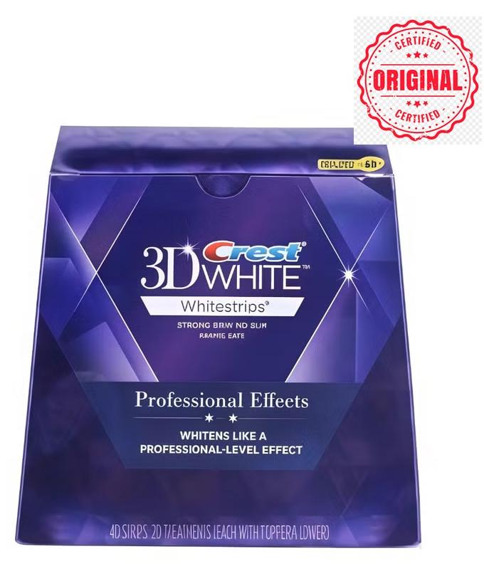 كرست عدة تبييض الأسنان كريست 3D وايت سترِيبس – 40 قطعة - Image 1