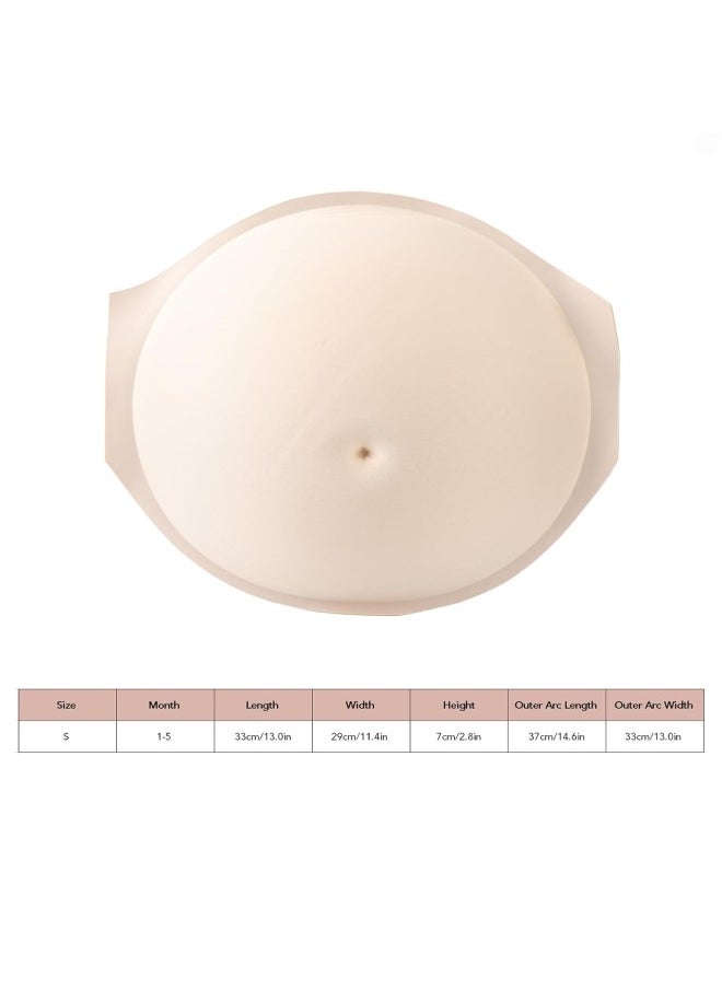 WYBOT - Silicone Pregnant Belly, 6 To 9 Months Artificial Fake Pregnant Belly Skin For Actors Pregnant Women - Image 1