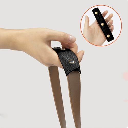 bociloy 2PCS Leather Handbag Handle Wrap Covers, Purse Wallet Strap Protector Pads, Soft Grip for Tote Bag Suitcase Travel Shopping Bag Craft Making Supplies, Black - Image 4