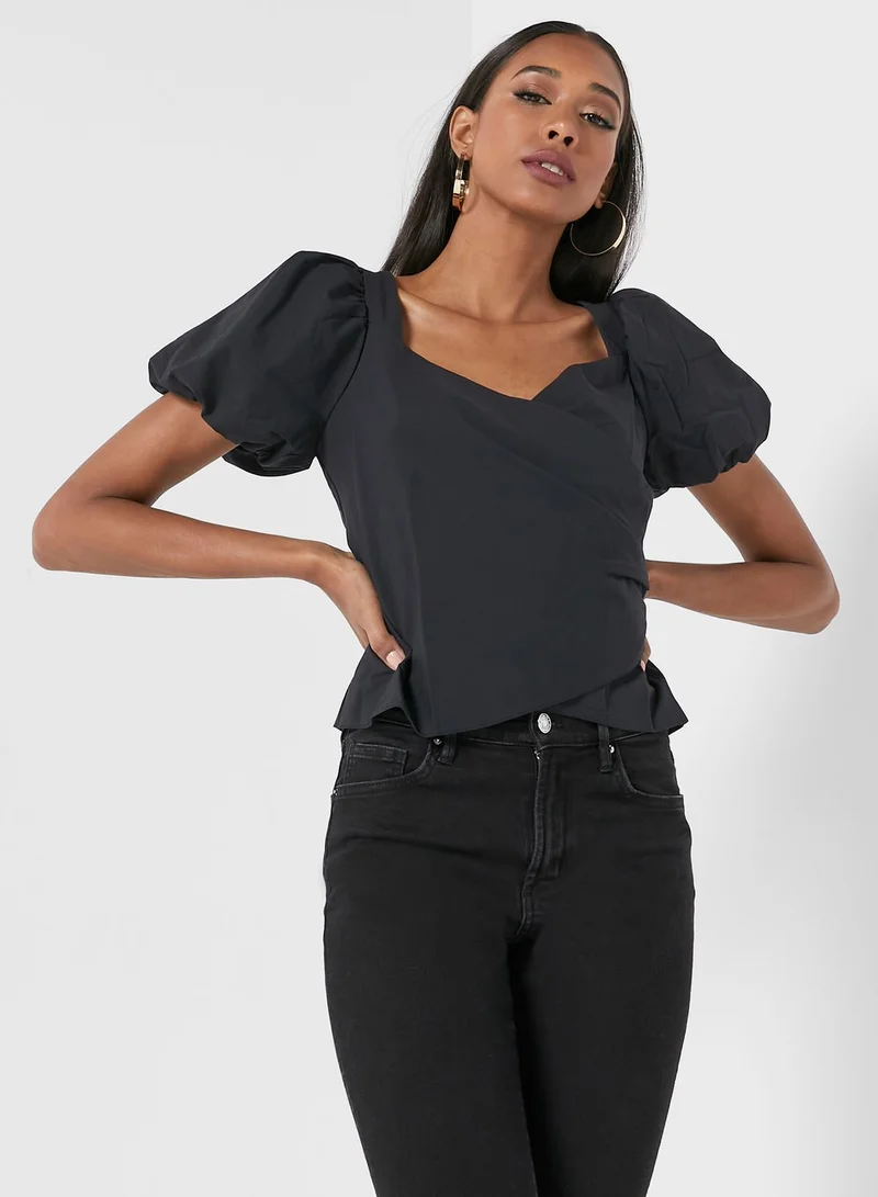 DOROTHY PERKINS Poplin Detail Top