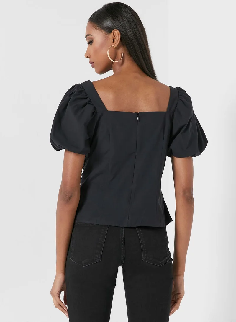 DOROTHY PERKINS Poplin Detail Top